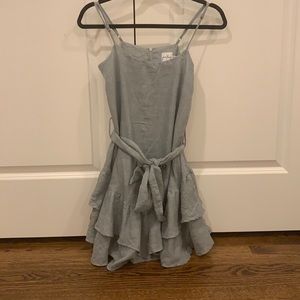 Princess Polly Mini Blue/Grey Dress